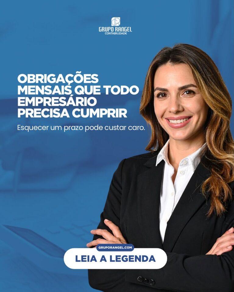 📅 Obrigações Mensais que Todo Empresário Precisa Cumprir! ⏰No mundo dos negócios, cada detalhe